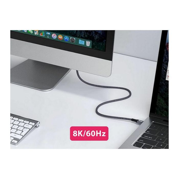 EQUIP Cable USB-C 4.0 a USB-C 128383, 2m, 5A/240W, 8K/60Hz, Negro 5