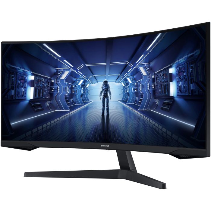 Samsung Monitor Odyssey G5 C34G55TWWP Curvo 34'' Ultra WQHD (3440x1440) 144Hz 1ms HDMI DisplayPort VESA Negro 11