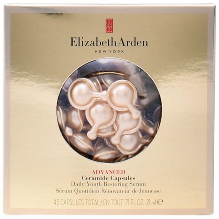 Elizabeth Arden Advanced Ceramide Capsules Daily Youth Restoring Serum 45 u - Serum Facial Antienvejecimiento y Reafirmante que Reduce Líneas y Arrugas