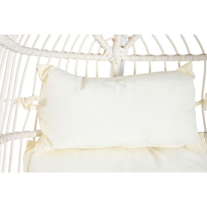 Sillon Colgante Terraza Y Jardin DKD Home Decor Blanco 80 x 100 x 60 cm 7 Sillon Colgante Terraza Y Jardin DKD Home Decor Blanco 80 x 100 x 60 cm 7