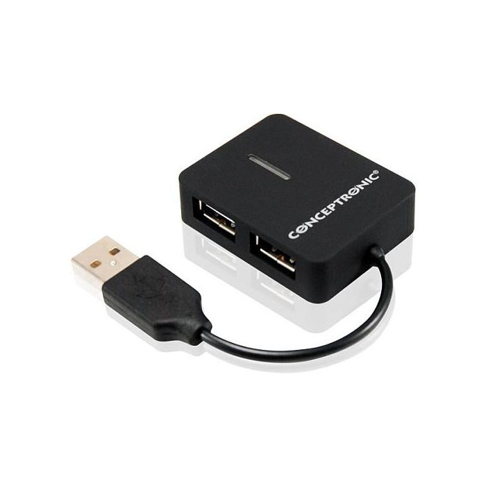 Conceptronic Hub Externo USB 2.0 4 Puertos 480 Mbps