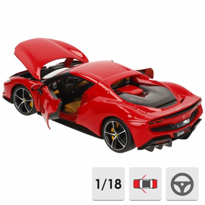 Coche Bburago Ferrari 296 GTB 1:18 5 Coche Bburago Ferrari 296 GTB 1:18 5