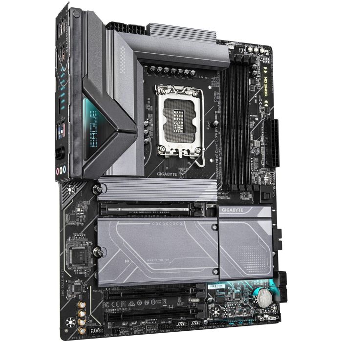 GIGABYTE Z890 EAGLE WIFI7 Placa Base ATX Intel Z890 LGA 1851, DDR5 8800MHz (OC), PCIe 5.0, Wi-Fi 7, LAN 2.5GbE, USB 4.0 para Intel Core Ultra 2 GIGABYTE Z890 EAGLE WIFI7 Placa Base ATX Intel Z890 LGA 1851, DDR5 8800MHz (OC), PCIe 5.0, Wi-Fi 7, LAN 2.5GbE, USB 4.0 para Intel Core Ultra 2