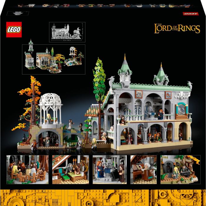 LEGO 10316 Icons El Señor de los Anillos Rivendel, Juego de Construcción 6167 Piezas para Adultos 6