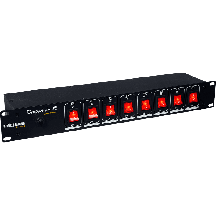 Regleta Con Interruptor Dispatch De 8 Canales Enracable 3