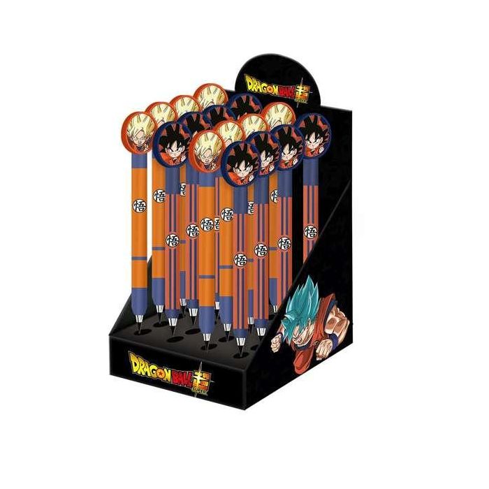 Karactermania Expositor M con 24 Bolígrafos Dragon Ball Ultra Instinct 21,5 x13,7 x18 cm
