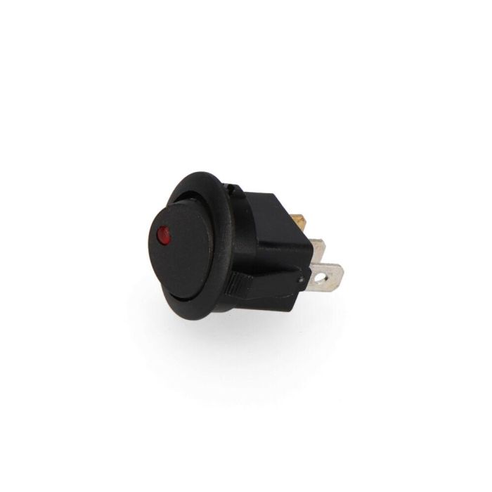 Edm Interruptor de balancín 6,5A 250V con piloto luminoso Ø23mm 18,5x12,3x23mm