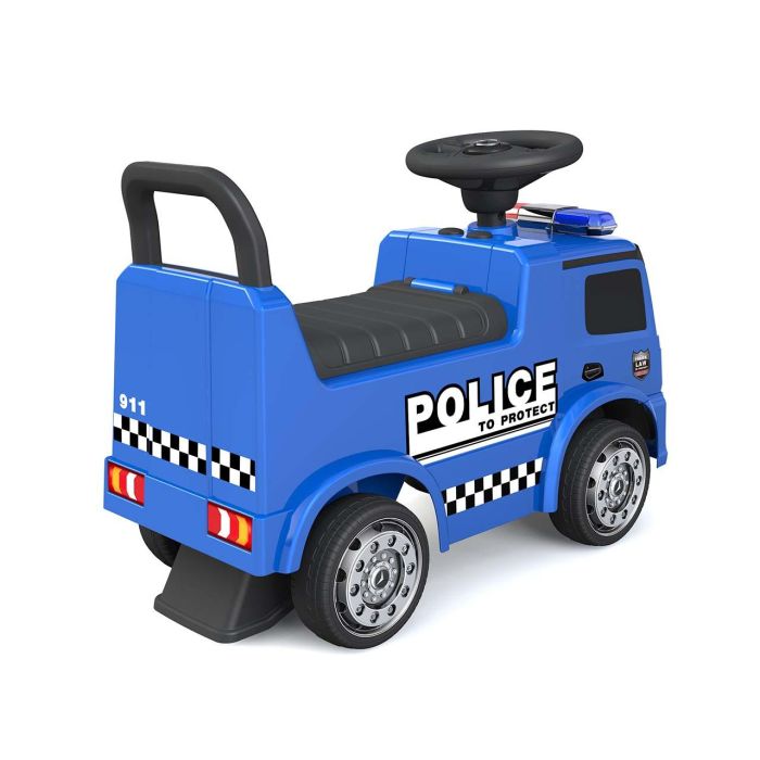 Tachan Correpasillos Camión de Policía Mercedes con Volante Sonidos, Neumáticos de Goma y Almacenaje. Seguro Anti-Vuelco para Niños 1-3 Años 2 Tachan Correpasillos Camión de Policía Mercedes con Volante Sonidos, Neumáticos de Goma y Almacenaje. Seguro Anti-Vuelco para Niños 1-3 Años 2