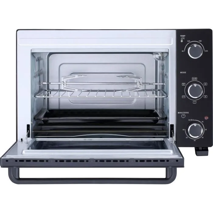 Continental Edison CEMF35B4 Mini Horno Eléctrico 35L Negro 1500W 3