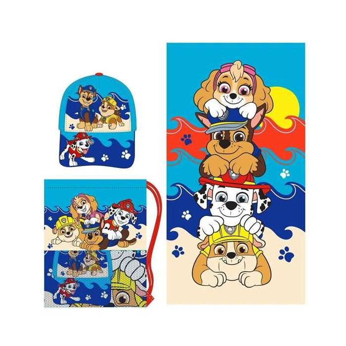 Cerdá Toalla con Saquito y Gorra Paw Patrol Infantil Azul - Edad Recomendada 3+ Años, Dimensiones 33x27x7 cm 1 Cerdá Toalla con Saquito y Gorra Paw Patrol Infantil Azul - Edad Recomendada 3+ Años, Dimensiones 33x27x7 cm 1