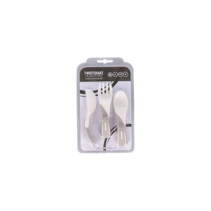 Twistshake Cubiertos De Aprendizaje +6 M Blanco Twistshake Cubiertos De Aprendizaje +6 M Blanco