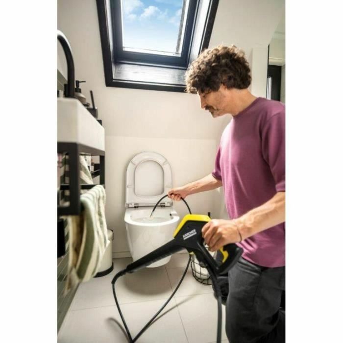 Karcher Desatascador de Desagües de 15 m con 2 Boquillas (360° y Convencional) | Manguera Flexible Reforzada de Latón 2 Karcher Desatascador de Desagües de 15 m con 2 Boquillas (360° y Convencional) | Manguera Flexible Reforzada de Latón 2