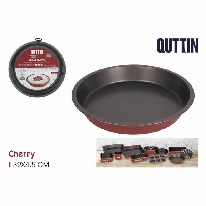 Molde para Horno Quttin Cherry Acero al carbono 32 x 32 x 5 cm (12 Unidades) 2