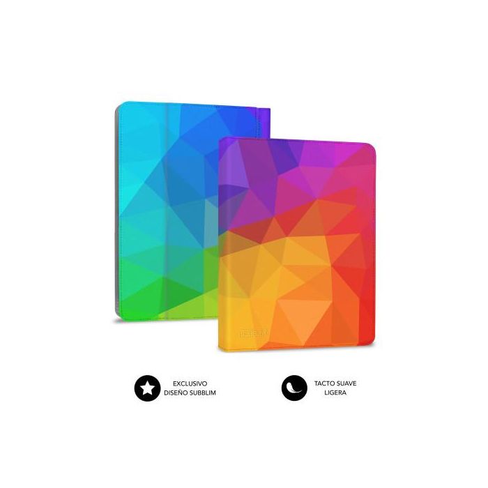 Funda con Teclado Subblim Keytab USB 11" Triángulos USB para Tablets de 11" 1 Funda con Teclado Subblim Keytab USB 11" Triángulos USB para Tablets de 11" 1