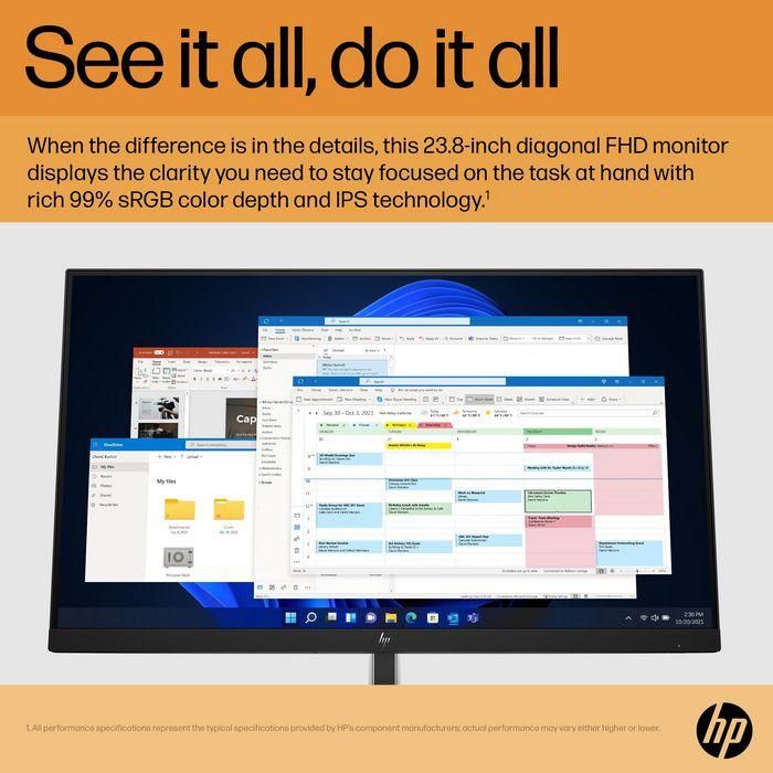 HP E24 G5 FHD Monitor 15 HP E24 G5 FHD Monitor 15