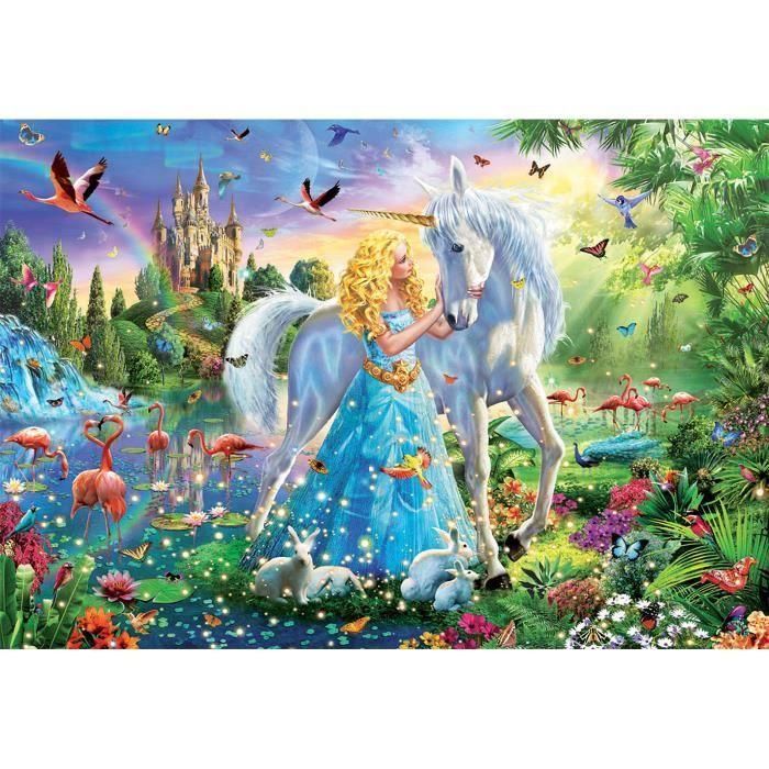 EDUCA Puzzle 1000 La princesa y el unicornio 1