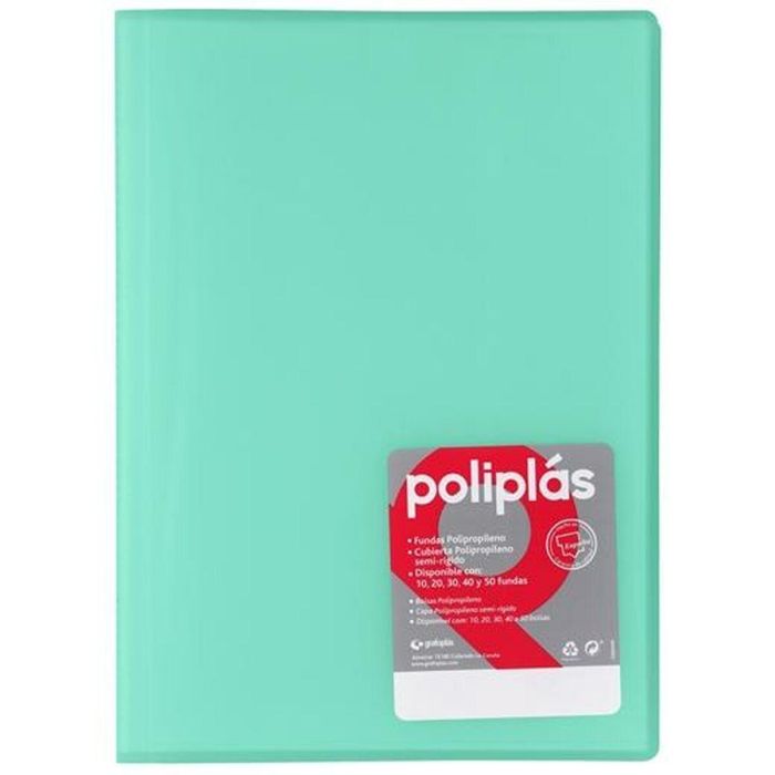 Carpeta Clasificadora Grafoplas POLIPLÁS Verde A4 (12 Unidades) 1 Carpeta Clasificadora Grafoplas POLIPLÁS Verde A4 (12 Unidades) 1