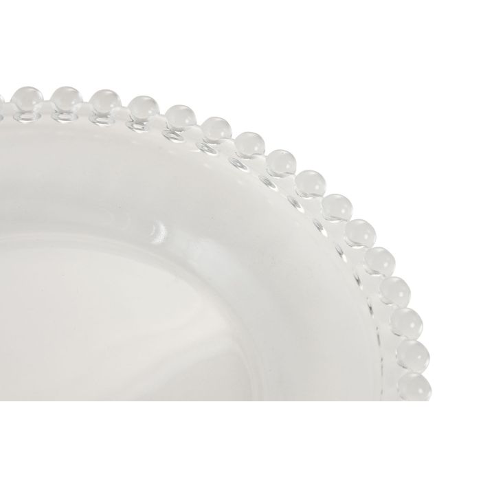 Plato Basicos DKD Home Decor Transparente 21.5 x 2.2 x 21.5 cm (6 Unidades) 2 Plato Basicos DKD Home Decor Transparente 21.5 x 2.2 x 21.5 cm (6 Unidades) 2
