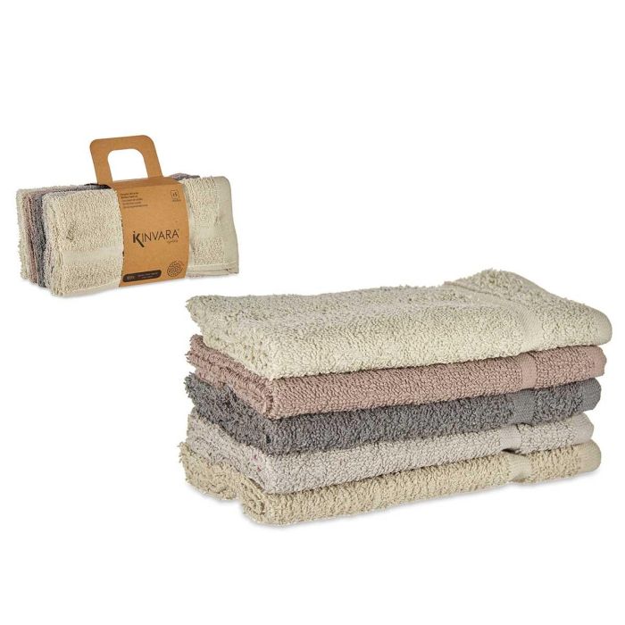 Set Paño Cocina Kinvara 5 piezas 400 gr, 27x20.5x113 cm, 100% algodón, varios colores (8 Unidades) Set Paño Cocina Kinvara 5 piezas 400 gr, 27x20.5x113 cm, 100% algodón, varios colores (8 Unidades)