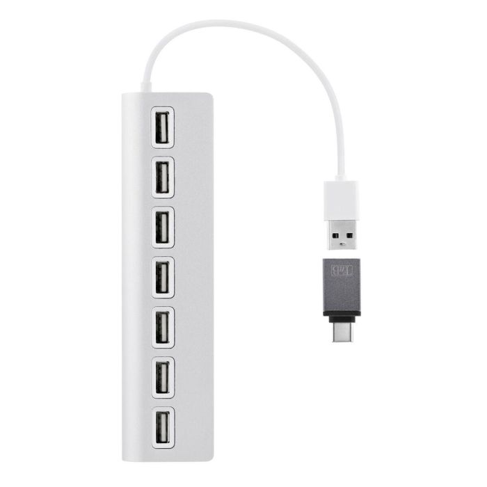 TNB HUB de 7 puertos USB-A 2.0 - aluminio TNB HUB de 7 puertos USB-A 2.0 - aluminio