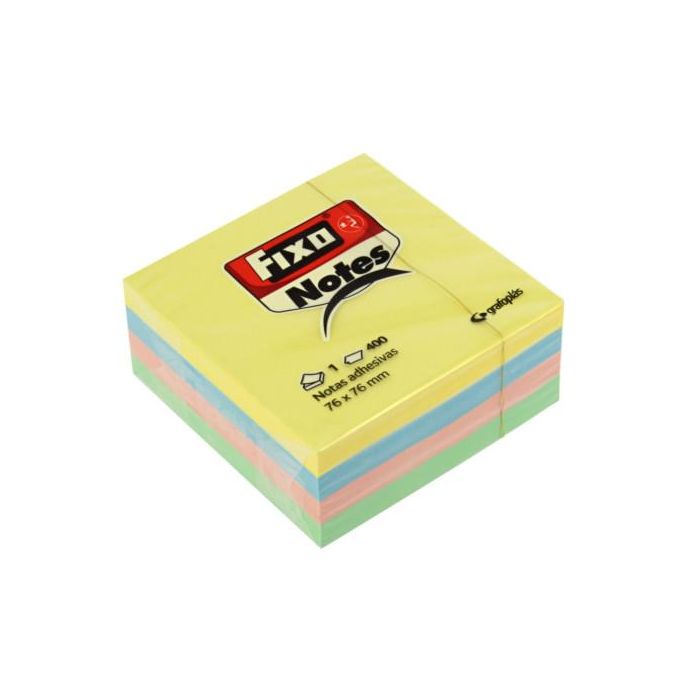Cubo 400 Notas Adhesivas 76X76Mm Pastel Fixo 65005493 Cubo 400 Notas Adhesivas 76X76Mm Pastel Fixo 65005493