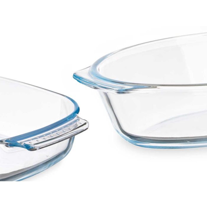 Set 2 Bandejas Borosilicato 700 2000Ml Vivalto 30X5CM (6 Unidades) 3 Set 2 Bandejas Borosilicato 700 2000Ml Vivalto 30X5CM (6 Unidades) 3
