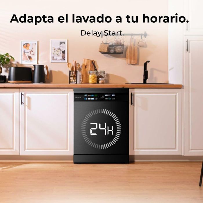 Lavavajillas Cecotec Aguazero 6700 Dark B Negro 9