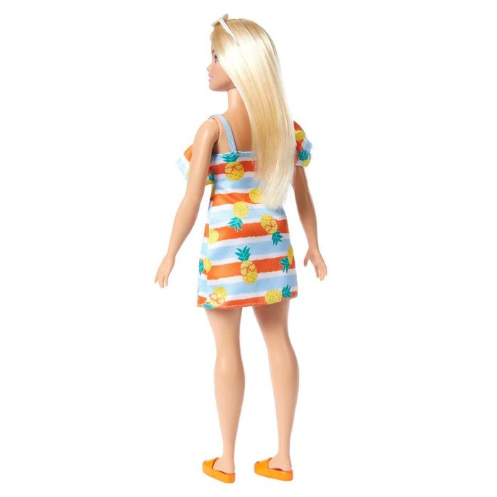 Barbie Hlp92 Muñeca Barbie Loves The Ocean Vestido Flores Mattel Fabricada con Plástico Reciclado 4