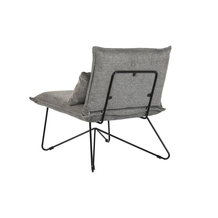 Sillon Urban DKD Home Decor Gris Negro 78 x 75 x 66 cm 4