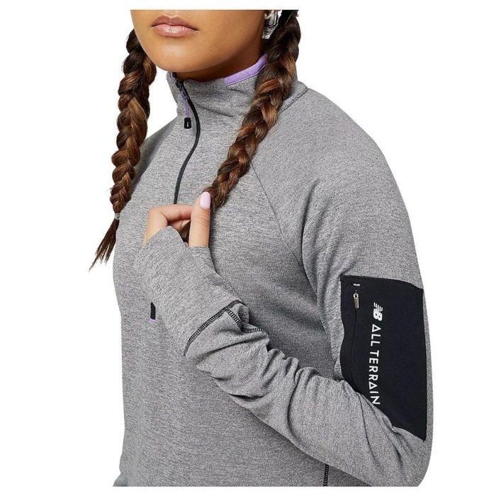 Sudadera sin Capucha Mujer New Balance Impact Run AT