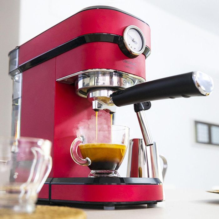 Cafetera Express de Brazo Cecotec Cafelizzia 790 Shiny Pro 1,2 L 20 bar 1350W Rojo 1,2 L 2 Cafetera Express de Brazo Cecotec Cafelizzia 790 Shiny Pro 1,2 L 20 bar 1350W Rojo 1,2 L 2