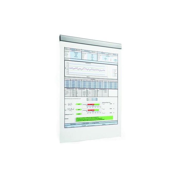 Pinza Magnetica Durable Durafix Rail 210X17 Mm. Plateado Bolsa De 5
