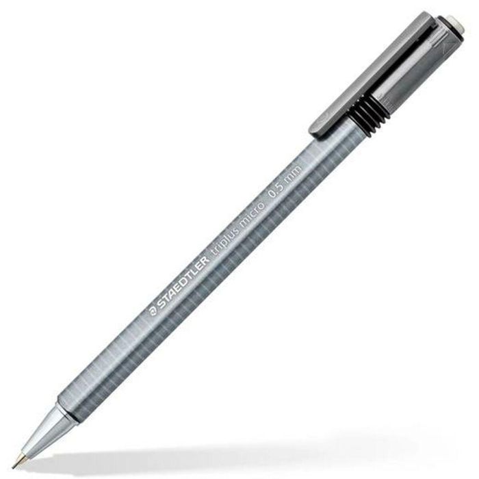 Portaminas Staedtler Triplus Micro 774 Gris 0,5 mm (3 Piezas) (10 Unidades) 1 Portaminas Staedtler Triplus Micro 774 Gris 0,5 mm (3 Piezas) (10 Unidades) 1