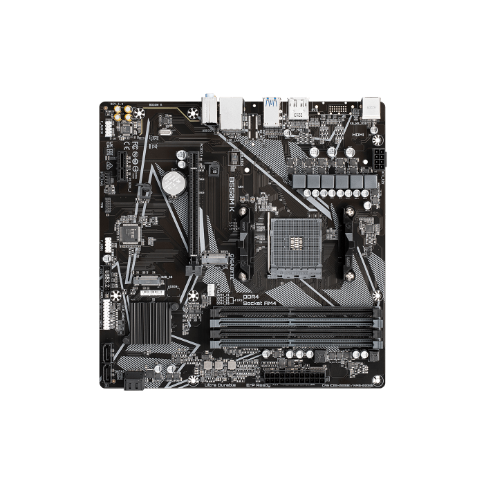 Gigabyte B550M K 1.0 placa base AMD B550 Zócalo AM4 micro ATX 3 Gigabyte B550M K 1.0 placa base AMD B550 Zócalo AM4 micro ATX 3