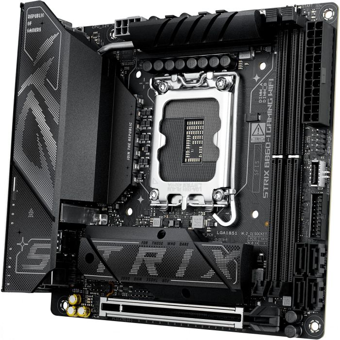 ASUS 90MB1JB0-M0EAY0 ROG STRIX B860-I GAMING WiFi Placa Base Mini ITX Intel B860 LGA 1851 DDR5 Wi-Fi 7 3