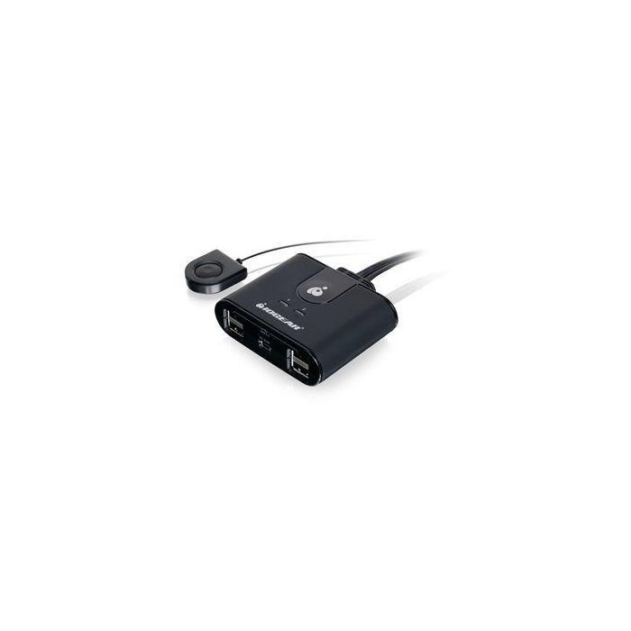 IOGEAR Switch USB 2.0 para Compartir 4 Periféricos entre 2 Ordenadores - Hub KVM con Protección de Corriente, 480 Mbps 0 IOGEAR Switch USB 2.0 para Compartir 4 Periféricos entre 2 Ordenadores - Hub KVM con Protección de Corriente, 480 Mbps 0