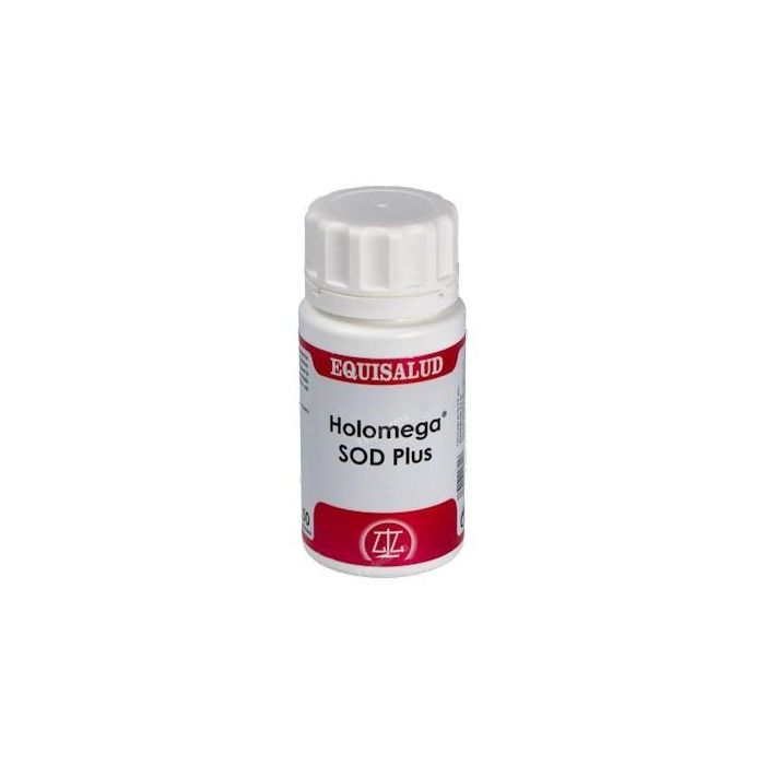 Holomega SOD Plus 50 Cápsulas Antioxidante con Extramel, Catalasa, CoQ10, Vit. A, E, C y Selenio