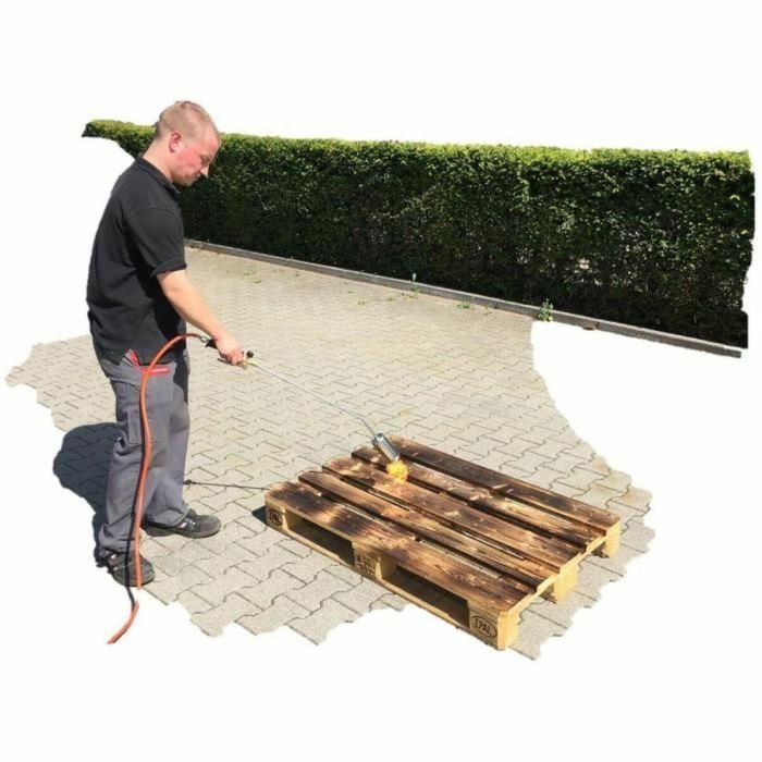 Rothenberger ROMAXI ECO Lanza Profesional con Quemador 60mm y Manguera 5m | 56kW, Regulador 4 Bar para Impermeabilización y Deshierbe Térmico 1 Rothenberger ROMAXI ECO Lanza Profesional con Quemador 60mm y Manguera 5m | 56kW, Regulador 4 Bar para Impermeabilización y Deshierbe Térmico 1