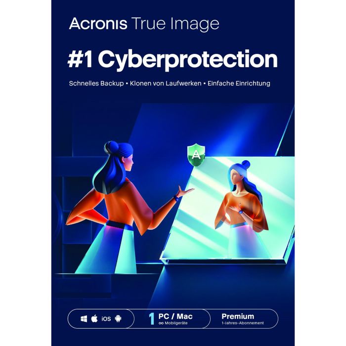 Acronis True Image Premium - 1 Computer + 1 TB Acronis Cloud Storage - Suscripción 1 año - ESD-DownloadESD