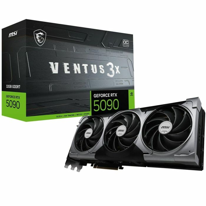 MSI MSI4711377301633 Tarjeta Gráfica VENTUS GEFORCE RTX 5090 32G 3X OC NVIDIA 32 GB GDDR7 24