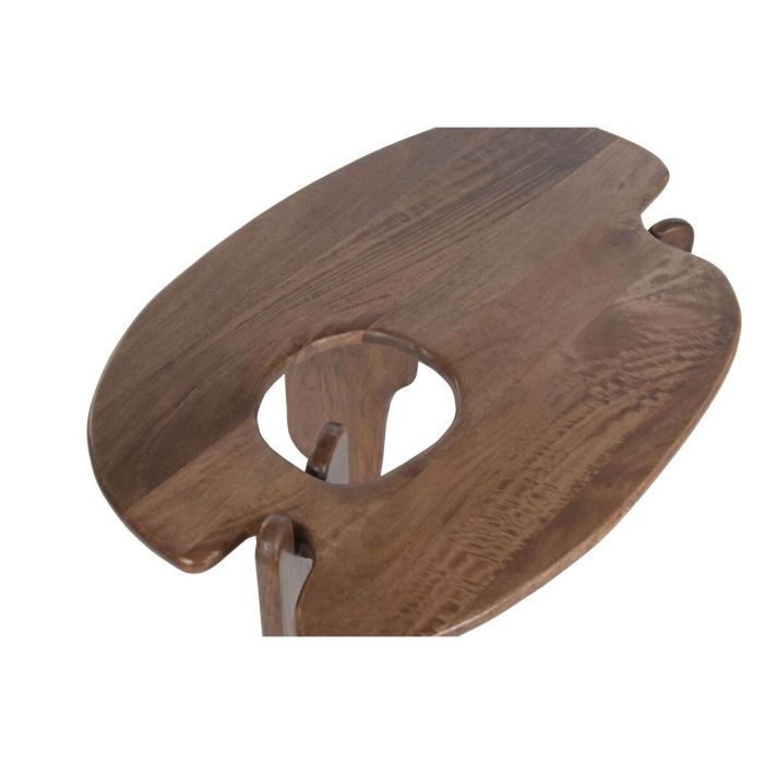 DKD Home Decor Mesa Centro Urban Organdic Marrón de Madera de Mango 90x60x45cm Desmontable 5
