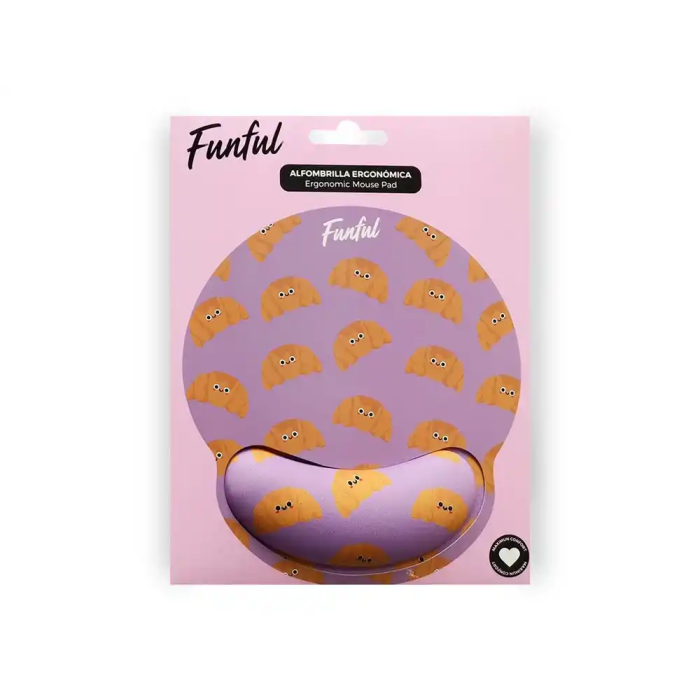 Wondee Alfombrilla de ratón ergonómica con reposamuñecas de gel 250x230 mm 5