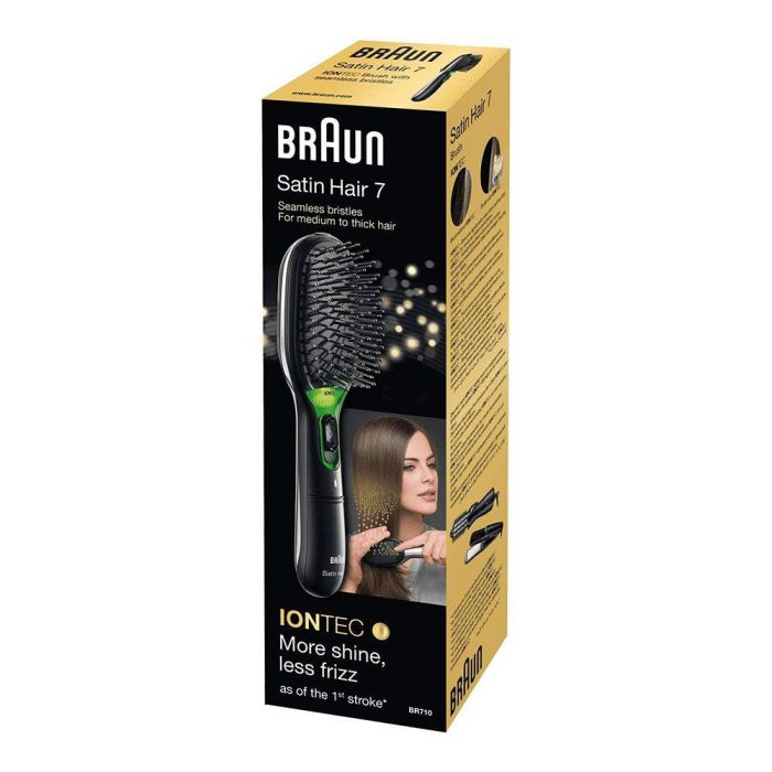 Braun Cepillo Satin Hair 7 BR710E con Iontec Negro Braun Cepillo Satin Hair 7 BR710E con Iontec Negro