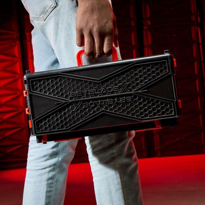 HASBRO Estadio Arena de Combate Beystadium Portátil Beyblade X - Plegable y Transportable para Batallas 6 HASBRO Estadio Arena de Combate Beystadium Portátil Beyblade X - Plegable y Transportable para Batallas 6