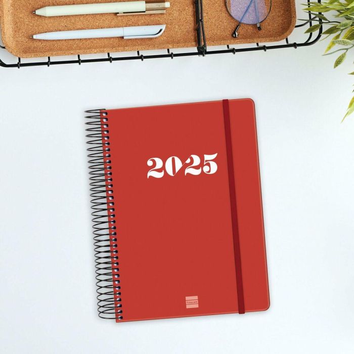 Agenda Finocam MY E10 Rojo A5 15,5 x 21,2 cm 2025 6