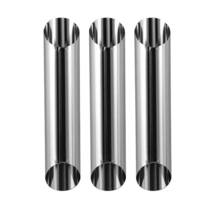 Quttin Set de 3 Moldes Canutillo de Acero - Medidas 2.5 x 12.5 cm (36 Unidades) 2 Quttin Set de 3 Moldes Canutillo de Acero - Medidas 2.5 x 12.5 cm (36 Unidades) 2