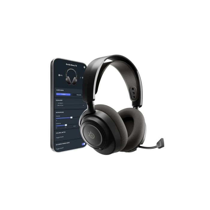 Steelseries Arctis Nova 7X Wireless Gen 2 Auriculares Inalámbrico Diadema Juego Bluetooth Negro 1