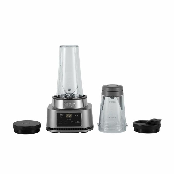 Ninja CB100EU Batidora de Vaso Foodi Standmixer 0.7L con Función de Impulso y Picahielos 1100W Negro/Acero Inoxidable 12 Ninja CB100EU Batidora de Vaso Foodi Standmixer 0.7L con Función de Impulso y Picahielos 1100W Negro/Acero Inoxidable 12