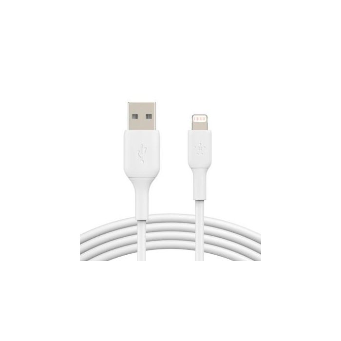 Belkin CAA001BT3MWH Cable Lightning a USB A 3 m Blanco
