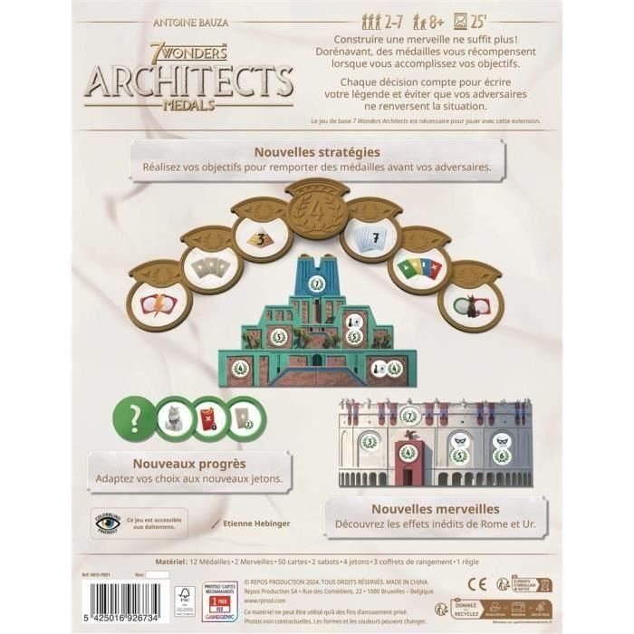7 maravillas de los arquitectos: medallas (Ex) 4 7 maravillas de los arquitectos: medallas (Ex) 4